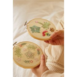 Mindful Making Broderikit fra DMC, Sukkulent Duo