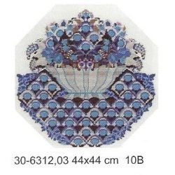 Wiinblad : Bl motiver damer og blomster - hr 5 sting/cm og Blomstergarn