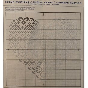 Hjerte m�nster fra DMC