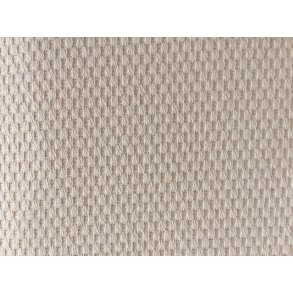 Domino stof - 60 cm bred bomuld i creme/ecru - pris pr. 0,5 mtr.