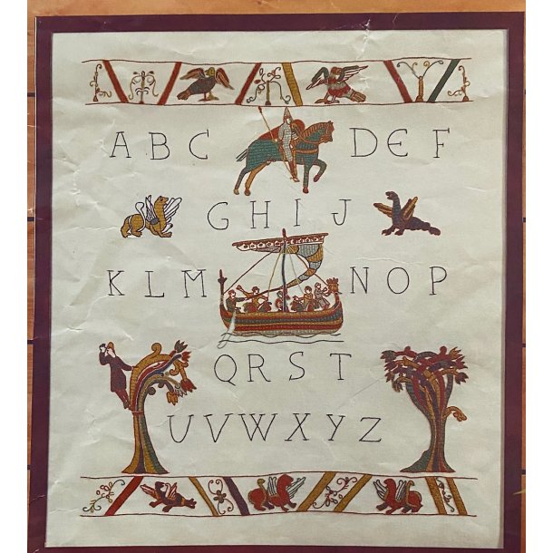 Bayeux tapetet billede Alfabet,  Abcdaire 