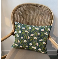 Skovanemoner pude - 2 trdet stramaj og uldgarn