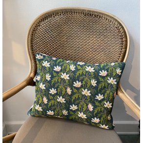 Skovanemoner pude - 2 trdet stramaj og uldgarn