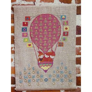 Julekalender Luftballon med nisser