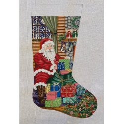 Hndmalet luksus Julesok, Julemand og gaver