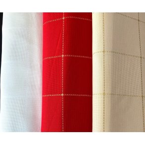  Bomuld metervare 5 sting/cm -190 cm bred - med felter 