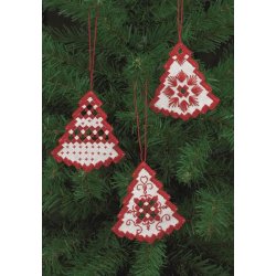 Hardanger Julepynt juletrer  sykit