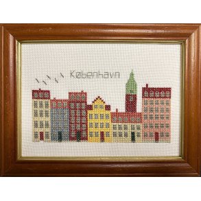  K�benhavnerhuse - Bomuld/Modal cremefarvet 10 tr�de 