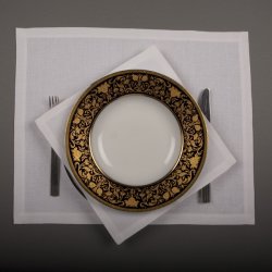 Mellemlgsserviet i mellemfin hr (10 trde pr. cm), flere kvaliteter og farver