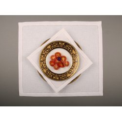 Mellemlgsserviet i mellemfin hr (10 trde pr. cm), flere kvaliteter og farver