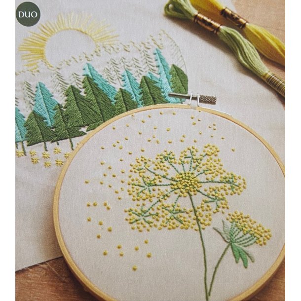 Mindful Making Broderikit fra DMC, Skrmplante Duo