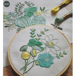 Mindful Making Broderikit fra DMC, Vandblomst Duo