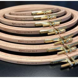 Broderiring - runde - flere strrelser