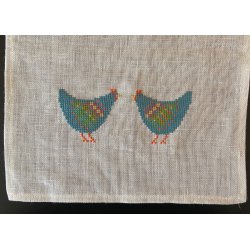 Pskelber Bl Hns - hr 7 trde og blomstergarn