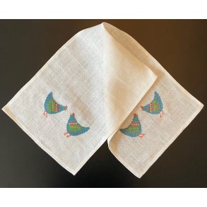 Pskelber Bl Hns - hr 7 trde og blomstergarn