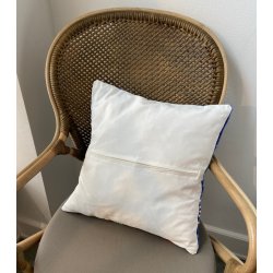 Pude bagside Brun 45x45cm - hr/bomuld