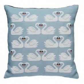 Sd svanepude - hr 6 sting/cm og Blomstergarn