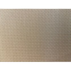 Aida 4,4 sting/11 count -180 cm bred i bomuld, 2 farver - pris pr. 0,5 mtr.