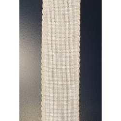 Aida bnd - 6 sting/cm - Natur - 5 cm bred - pris pr. meter