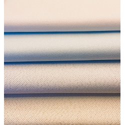 Aida Glitter Frosty Bl 5,4 sting/14 count - pris pr. 0,5 m