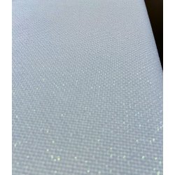 Aida Glitter Frosty Bl 5,4 sting/14 count - pris pr. 0,5 m