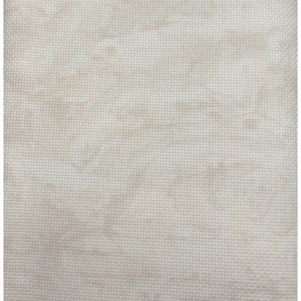 Aida Creme marmor 5,4 sting/14 count - pris pr. 0,5 m