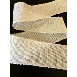 Aida bnd 6 sting/cm - 5 cm bred i flere varianter - pris pr. meter