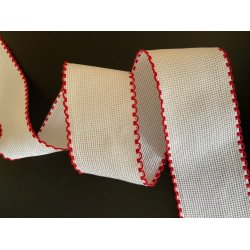 Aida bnd 6 sting/cm - 5 cm bred i flere varianter - pris pr. meter