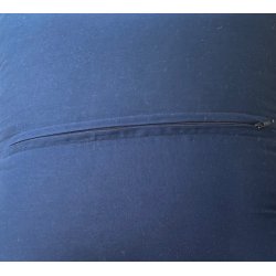 Pude bagside Brun 45x45cm - hr/bomuld