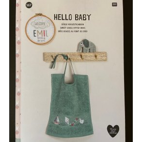 M�nsterbog - Hello Baby - motiver i korssting 