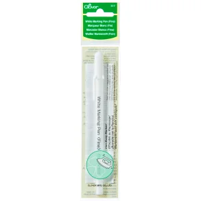 Hvid markeringspen - varmeopl�selig pen