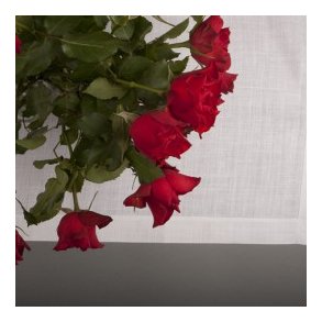 Groftvvet hvid hrdug med og uden hulsm