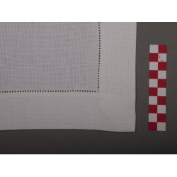 Mellemfin hvid (bleget) hrdug med og uden hulsm