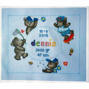 Fdselsminde Bamser - aida 5,4 sting