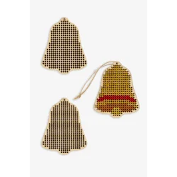 Juleklokke ophng i tr - DMC