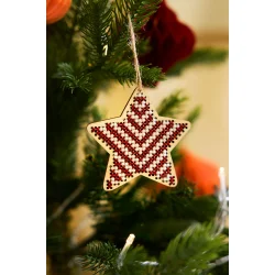 Julestjerne ophng i tr - DMC
