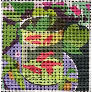 Goldfish af Matisse - ptegnet stramaj uden garn