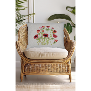 French Anemones - Franske Anemoner Pude