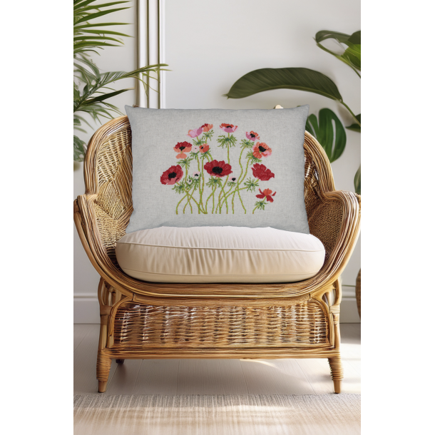 French Anemones - Franske Anemoner Pude