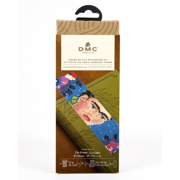 DMC Broderikit Bogmrke - Frida Kahlo