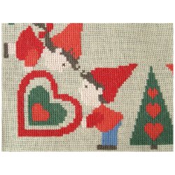 Kys mig -grn Juletrstppe