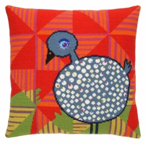 Perleh�ne - 2-tr�det stramaj og uldgarn