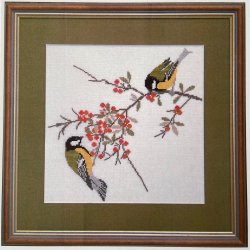 Fugle - h�r 12 tr�de - flere varianter