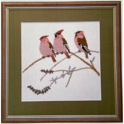 Fugle - h�r 12 tr�de - flere varianter