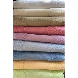 Hndklde med aidabnd, 50x100cm, flere farver 