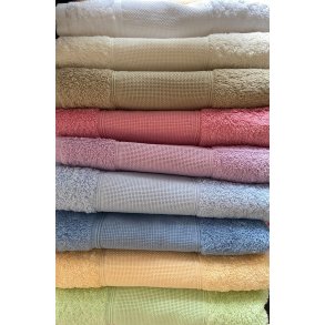 Hndklde med aidabnd, 50x100cm, flere farver 