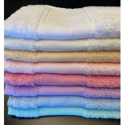 Gstehndklde med aidabnd, 33x55cm, flere farver