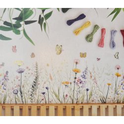 H�r med blomster print - 12,6 tr�de