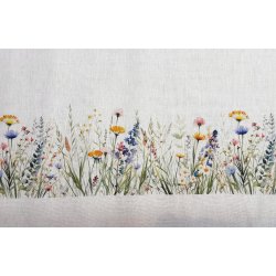 H�r med blomster print - 12,6 tr�de