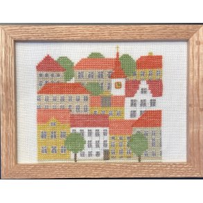 Bybillede - 10 trdet hr og Blomstergarn